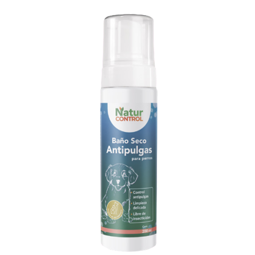 Baño Seco Antipulgas para Perros