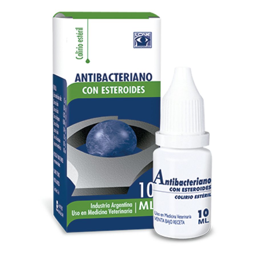 Antibacteriano con Esteroides Love