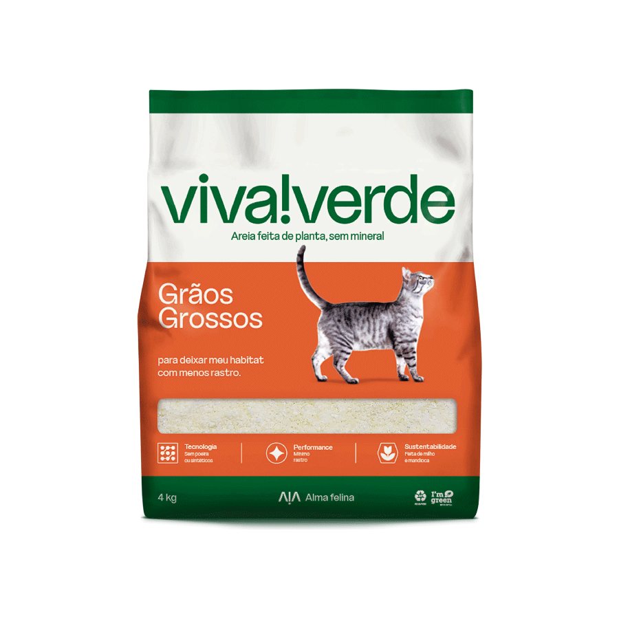 Arena Viva Verde Granos Gruesos 4 Kg y 10 Kg