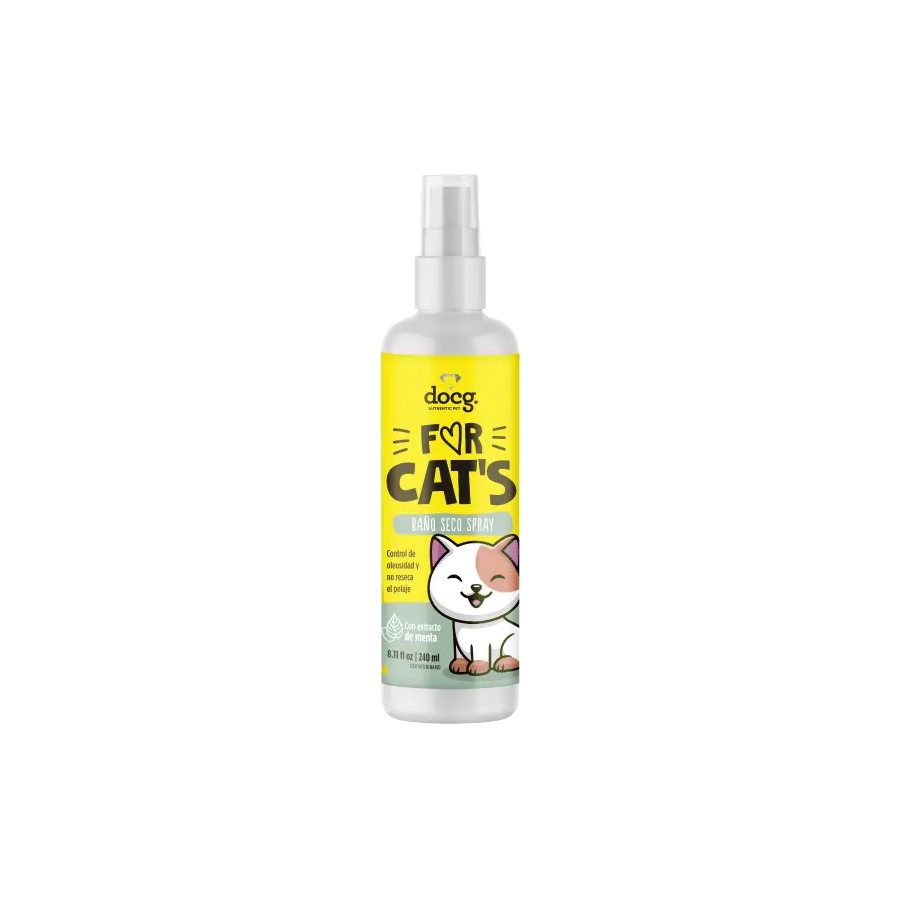 Baño Seco Para Gatos en Spray – For Cats