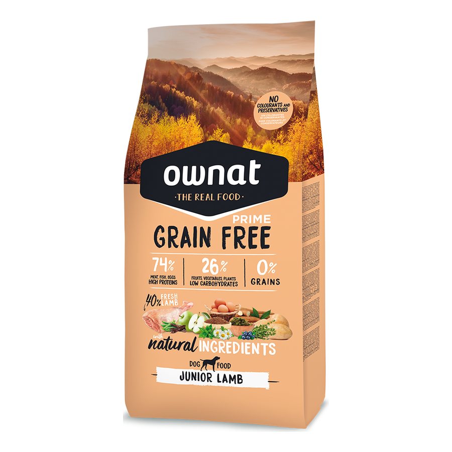 Ownat Grain Free Prime Junior Lamb (Perro)