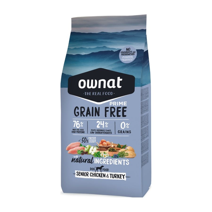 Ownat Grain Free Prime Senior Chicken & Turkey