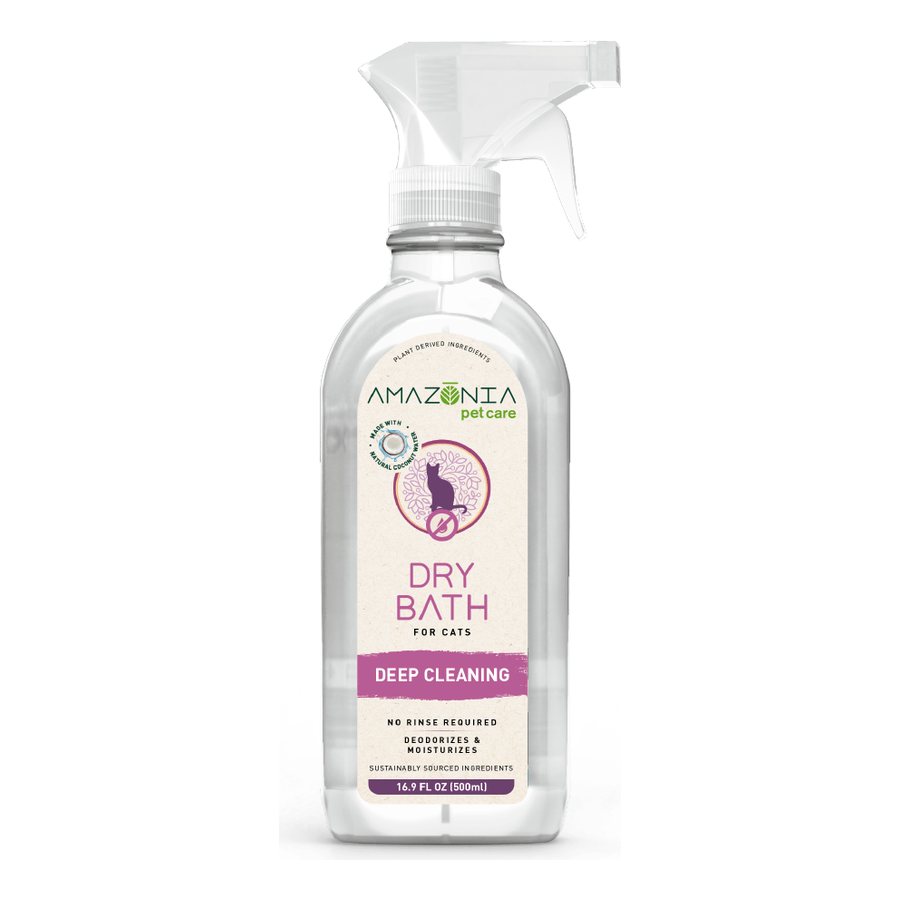 Shampoo baño en seco para gatos / Amazonia