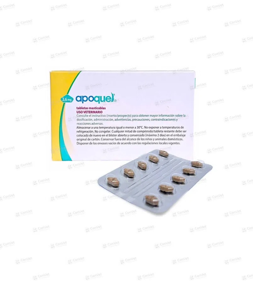 Apoquel Masticable x 3.6 MG x Blister x 10 UND
