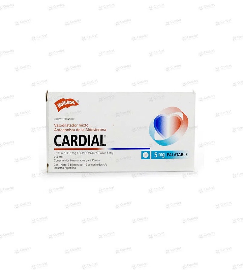 Cardial 5 MG x Blister x 10 UND