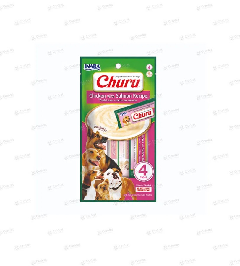 Churu Dog Chicken/Salmon (pollo/Salmon) x 4 UND