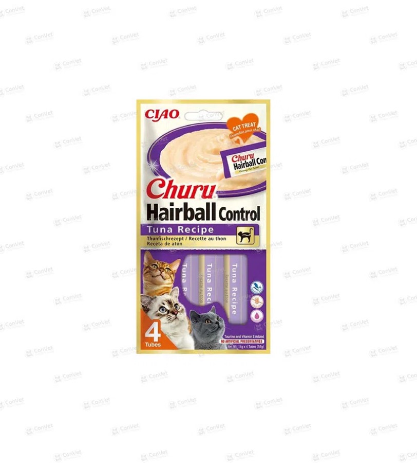 Churu Hairball Control Tuna Recipe x 4 UND