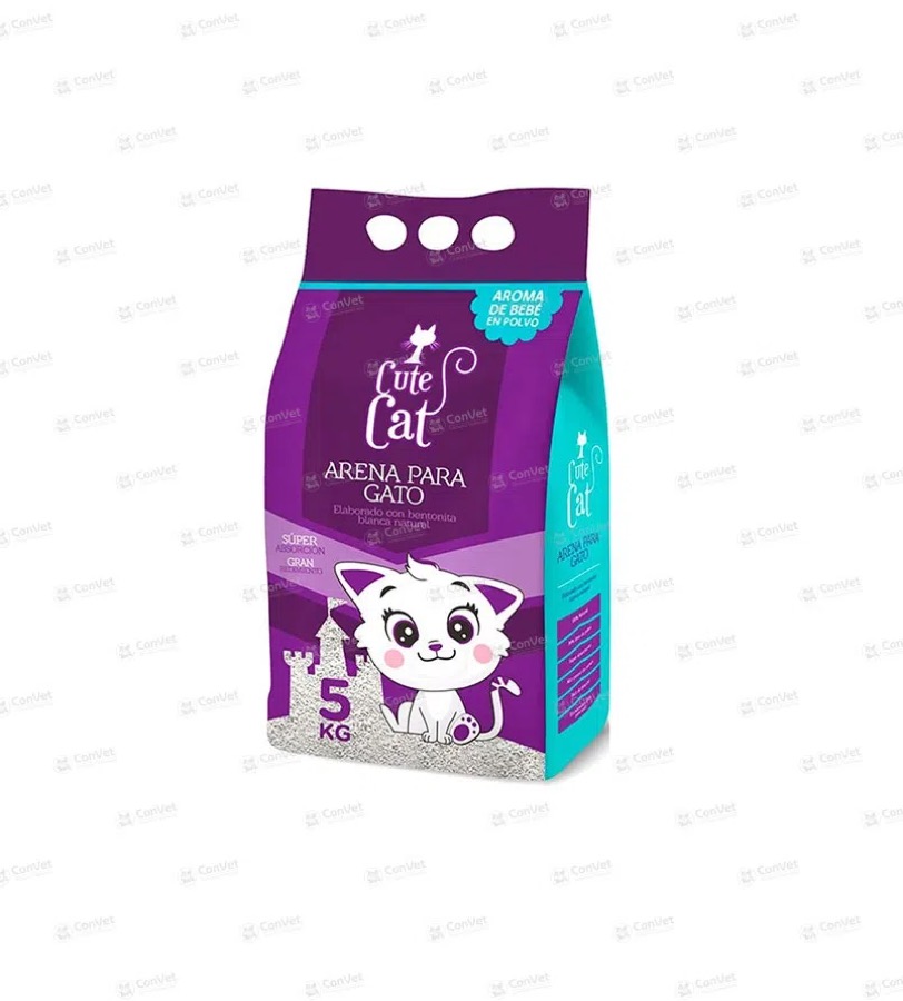 Cute Cat Clasico (arena P/ Gatos) x 5 KG
