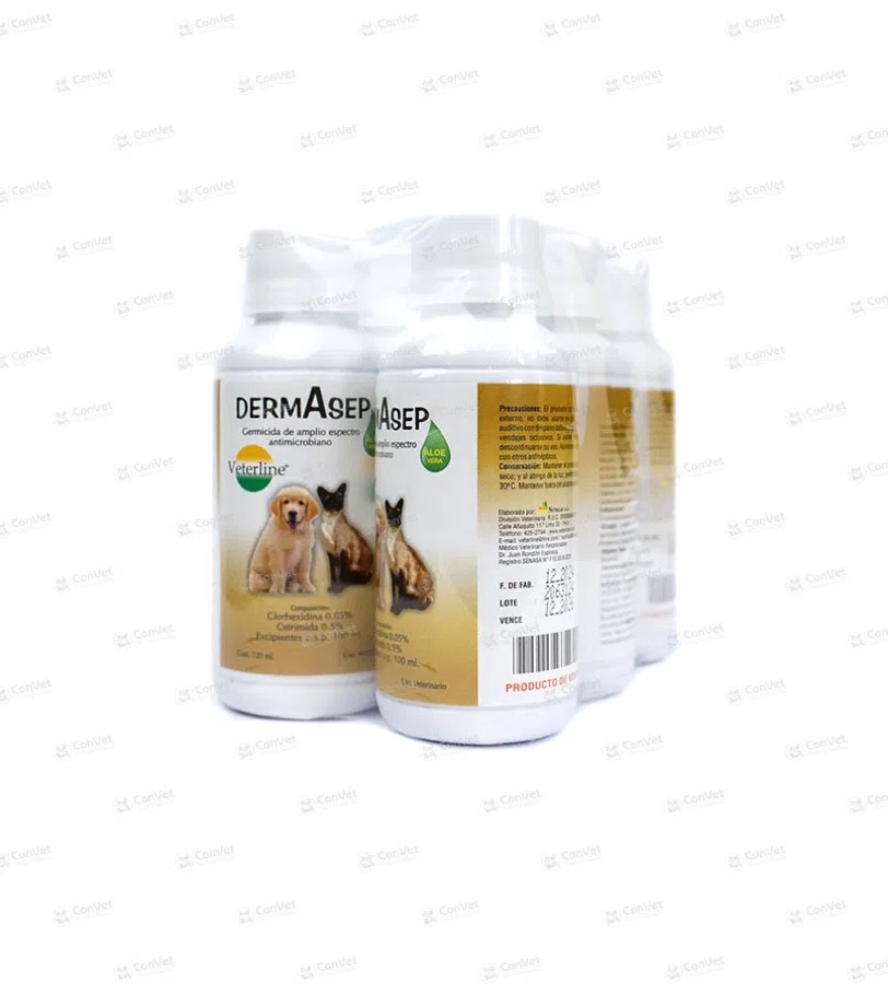 Dermasep x 120 ML x Pqte 6 UND