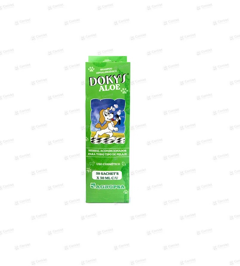 Dokys Shampoo Aloe x Cj x 50 UND x 30 ML