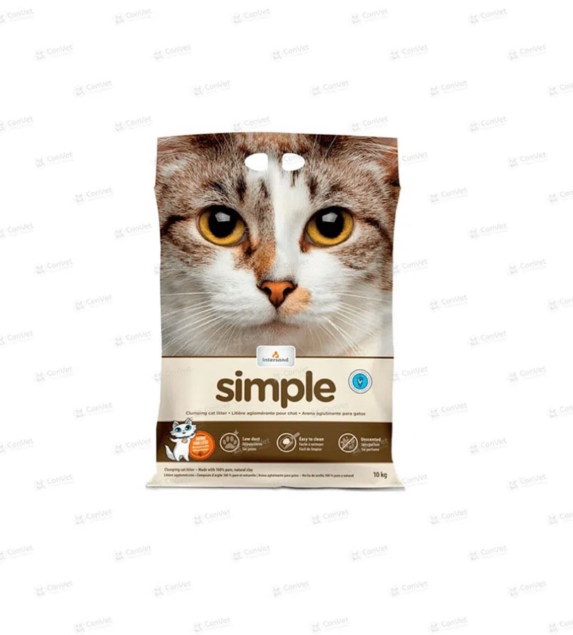 Intersand Simple Arena P/ Gato x 10 KG