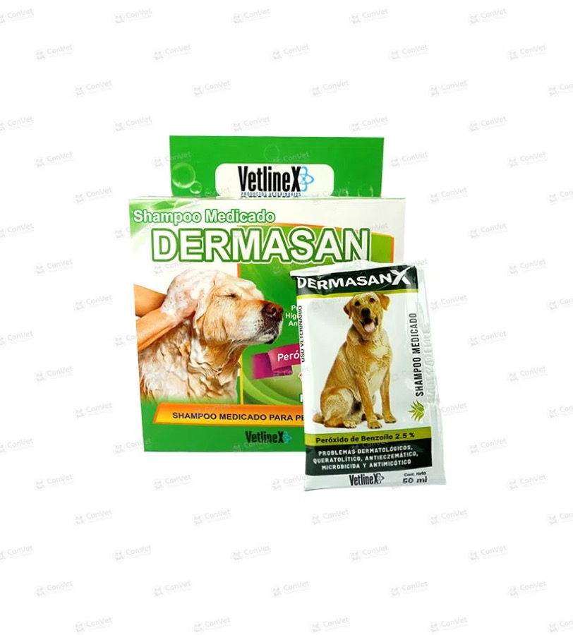 Vetlinex Shampoo Derma-Sanx x 50 ML x Cj x 20 UND