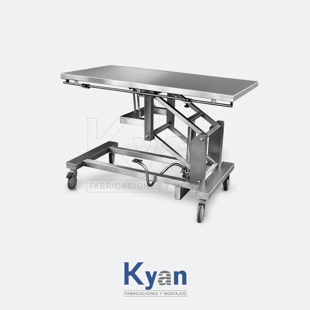 Mesa quirúrgica veterinaria elevable