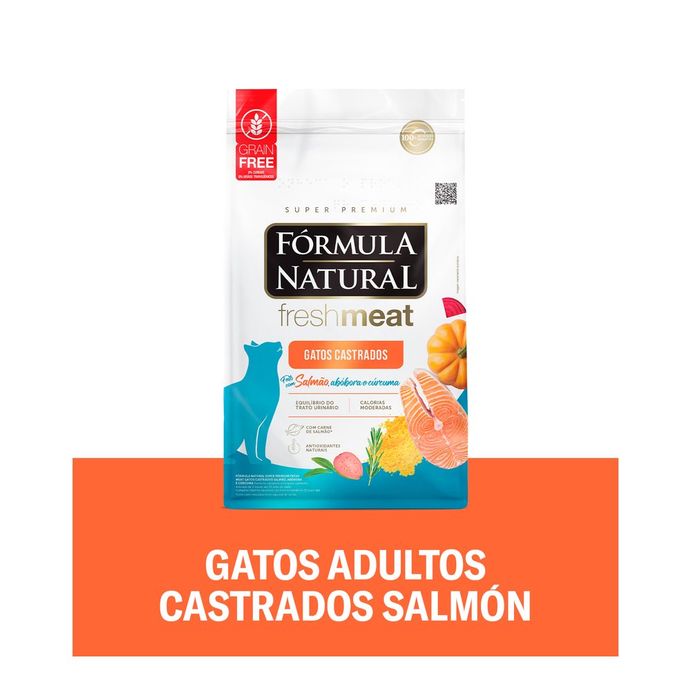 Fresh Meat Gato Adulto Castrado Salmón