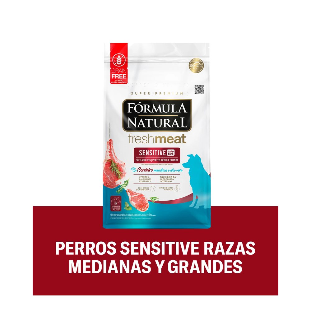 Fresh Meat Perros Sensitive Razas Medianas y Grandes