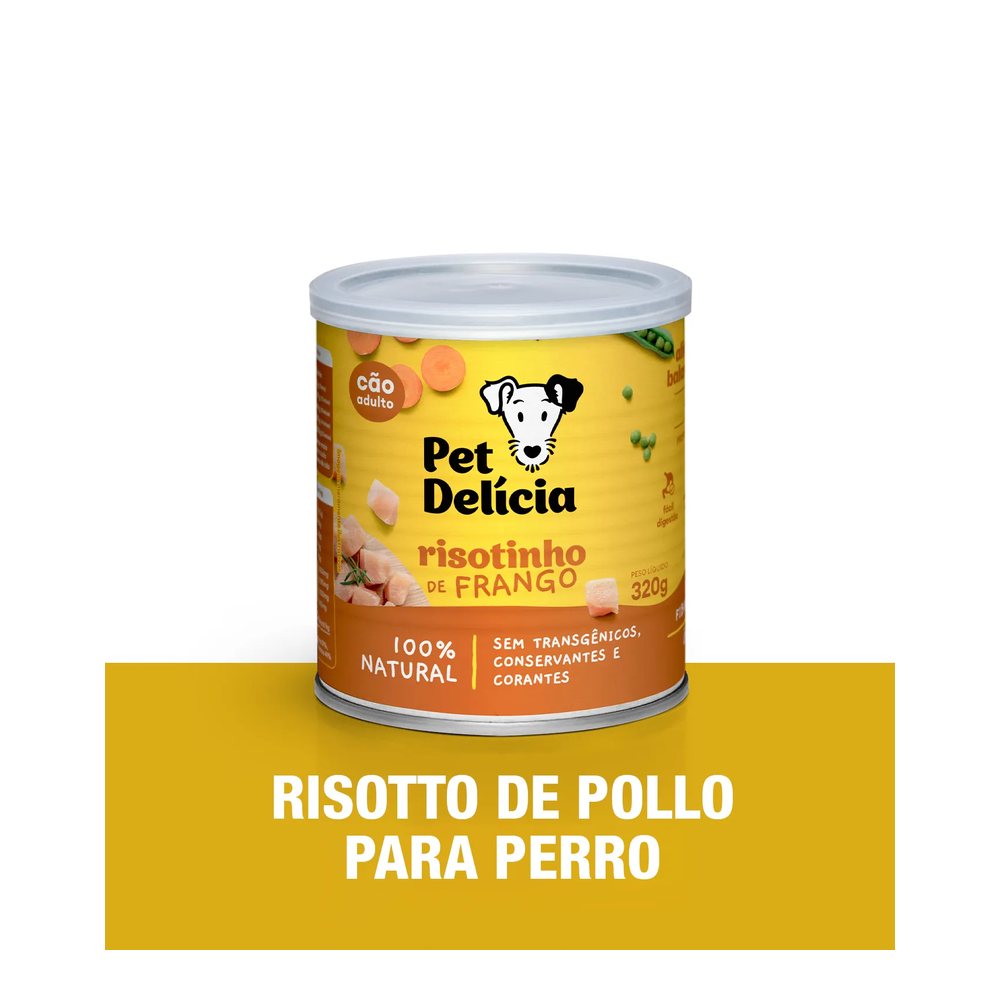 Comida Natural para perros – Risotto de pollo