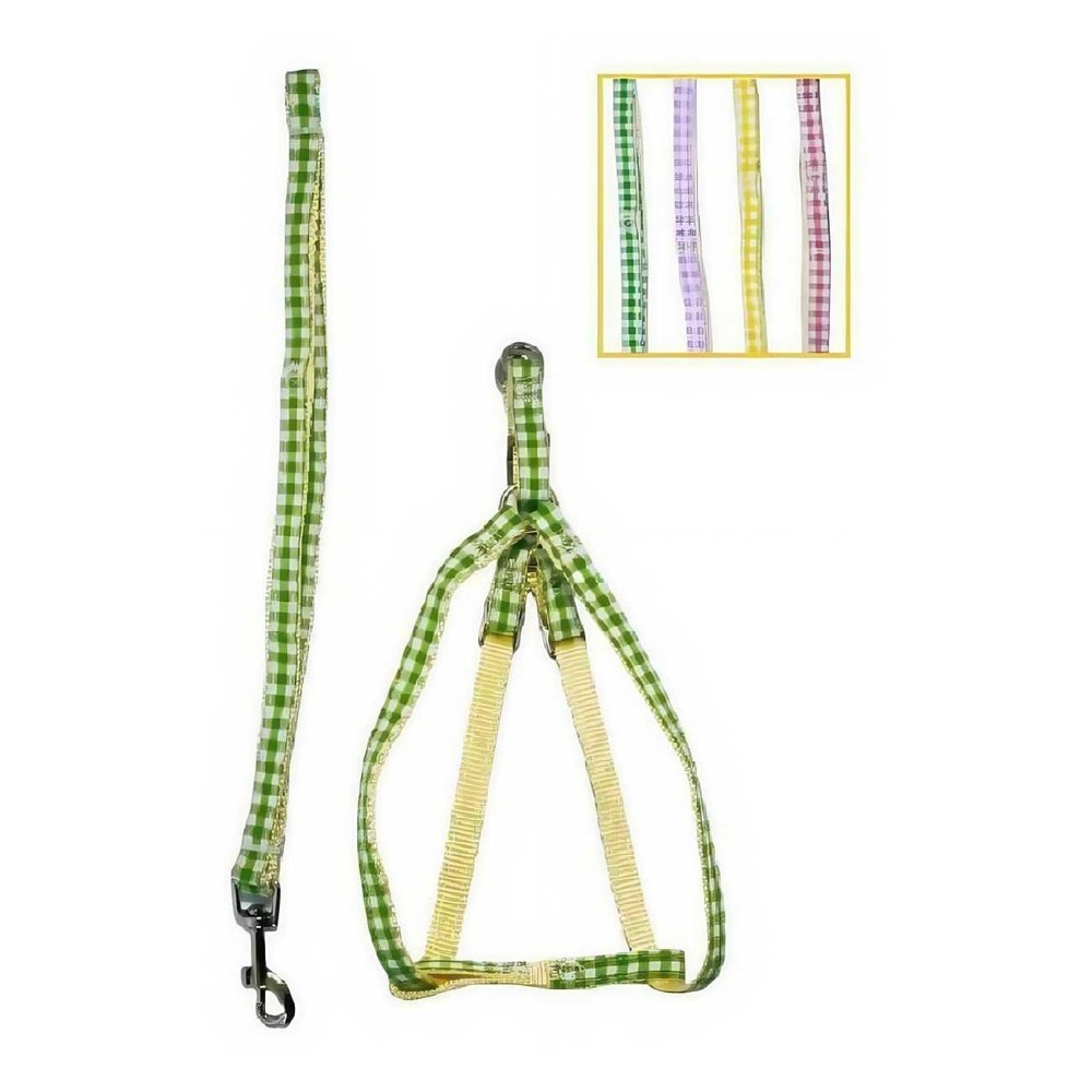 Arnes con Tiro para Perros de Cuadraditos