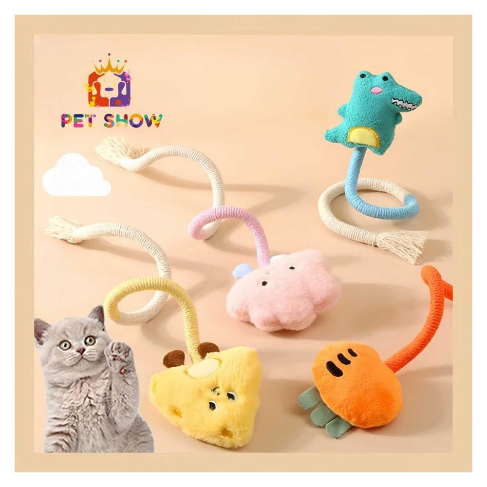 Juguete de Cuerda Interactiva para Gatos