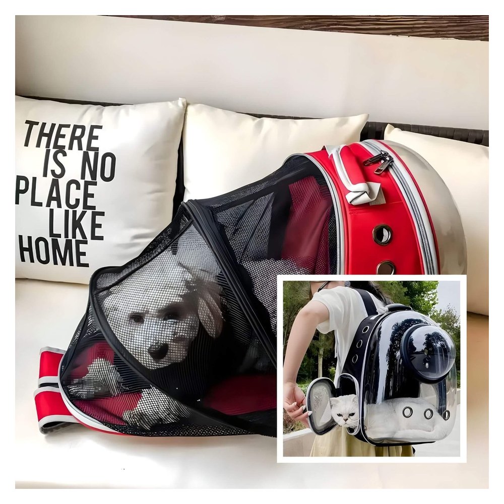 Mochila Transportadora Expandible para Mascotas