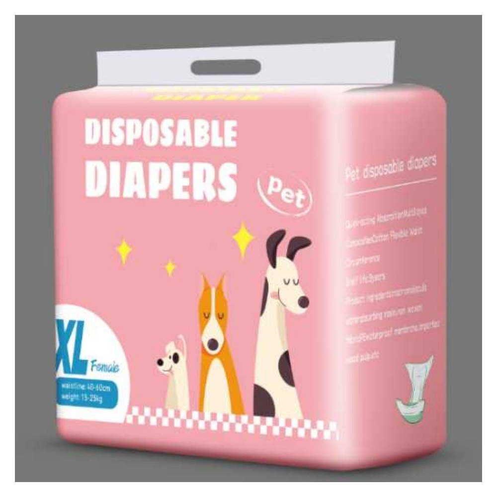 Pañales Absorbentes para Perros Hembra Talla XL