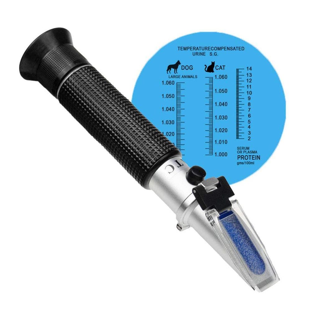 Refractómetro veterinario