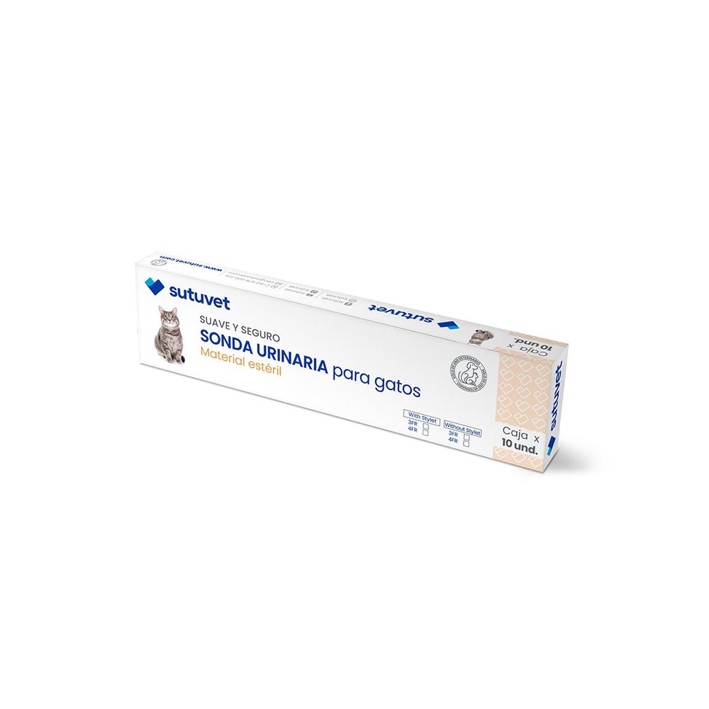 Sonda urinaria para gatos
